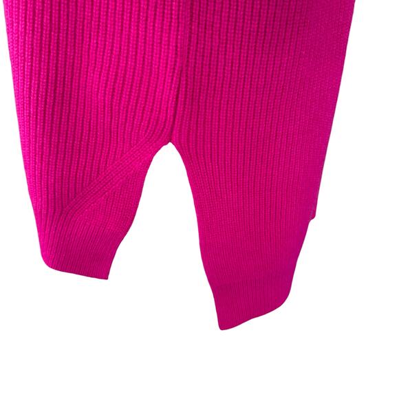 AKRIS Punto Wool Cashmere Sweater Hot Pink Size US 12 Large - Picture 5 of 8